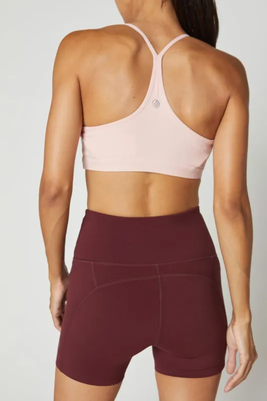 Lyla Explore Recycled Racerback Light Support Sports Bra sold by MPG