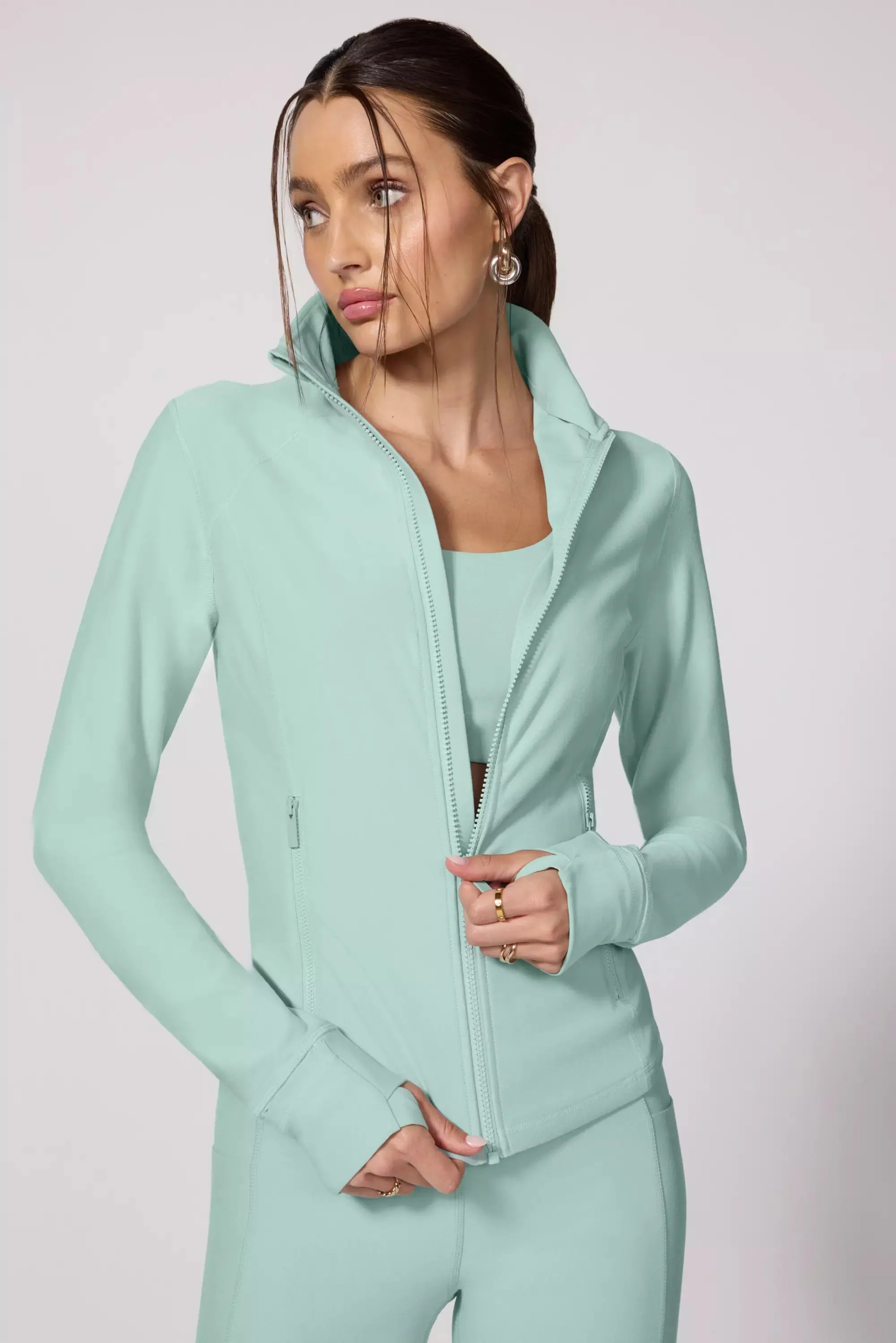 Explore Recycled Polyester Fitted Jacket Peached sold by MPG