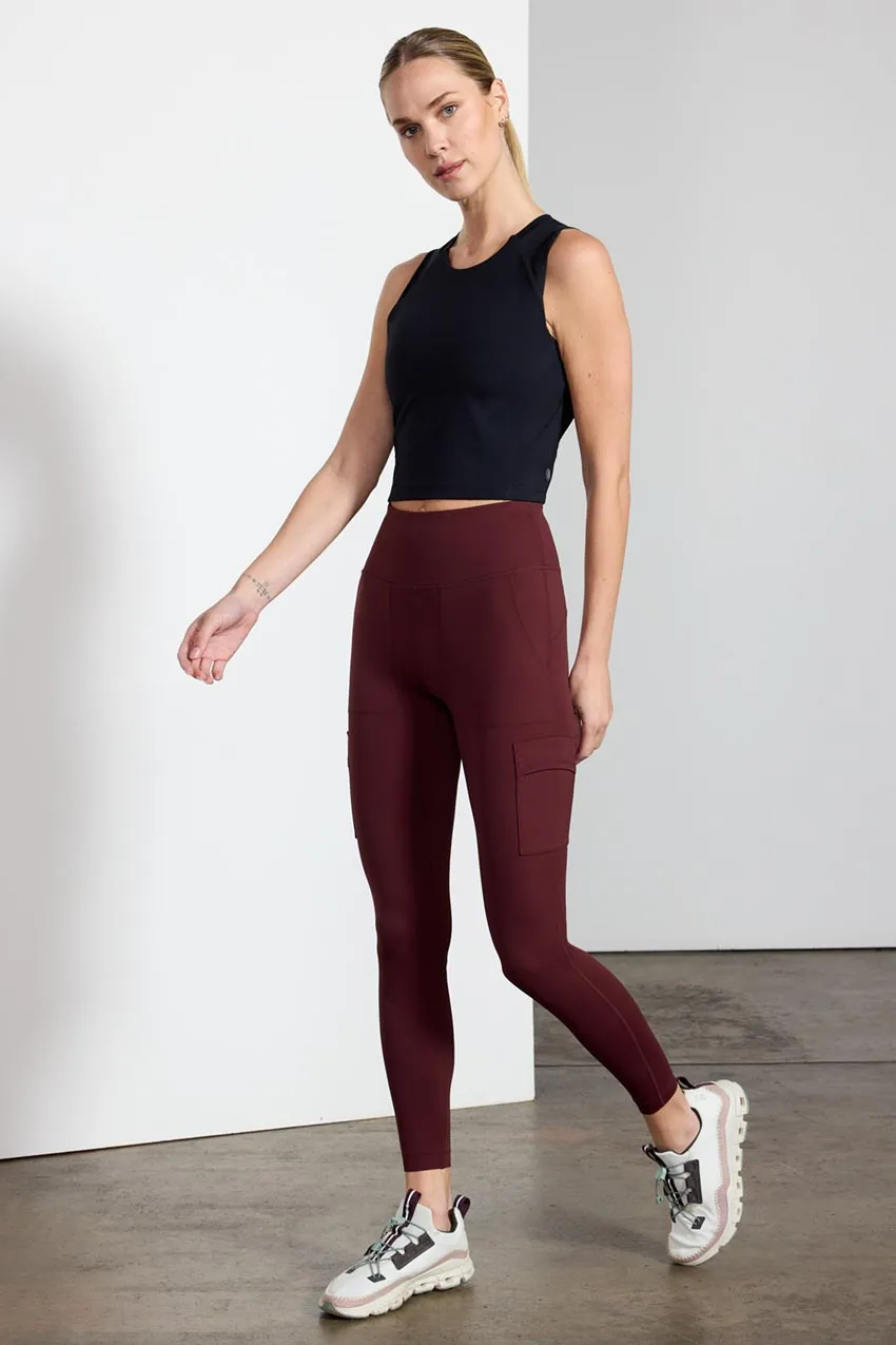 Vital Recycled Nylon Cropped Tank Top sold by MPG product image thumbnail 2