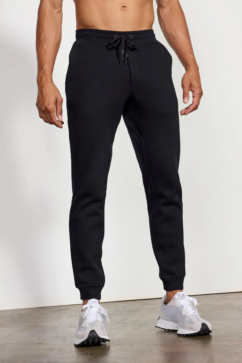 Comfort Men's Fleece Jogger - Black sold by MPG