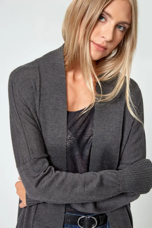Establish Sustainable Merino Wool Open Front Cardigan sold by MPG