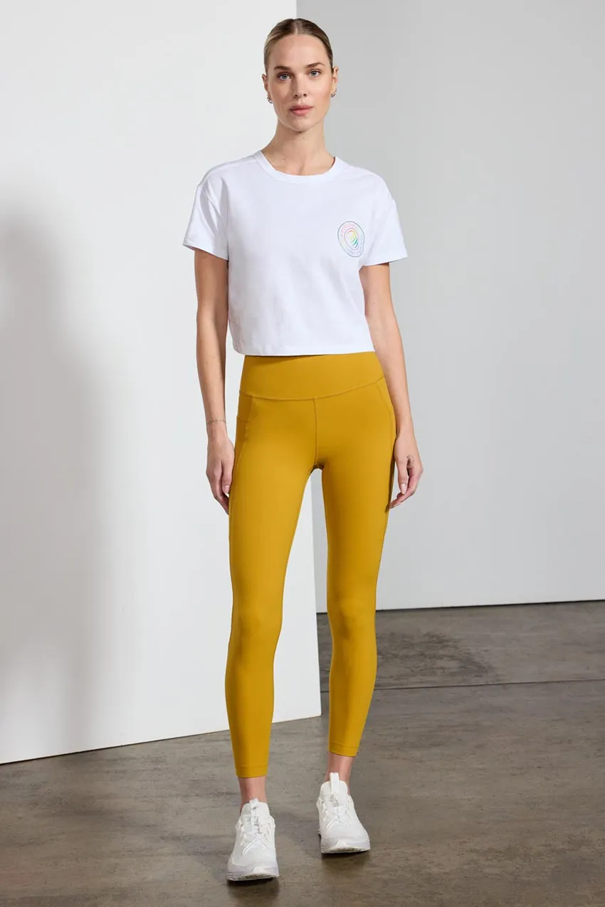 Calm Cropped Cut-Out Short Sleeve T-Shirt sold by MPG product image thumbnail 3