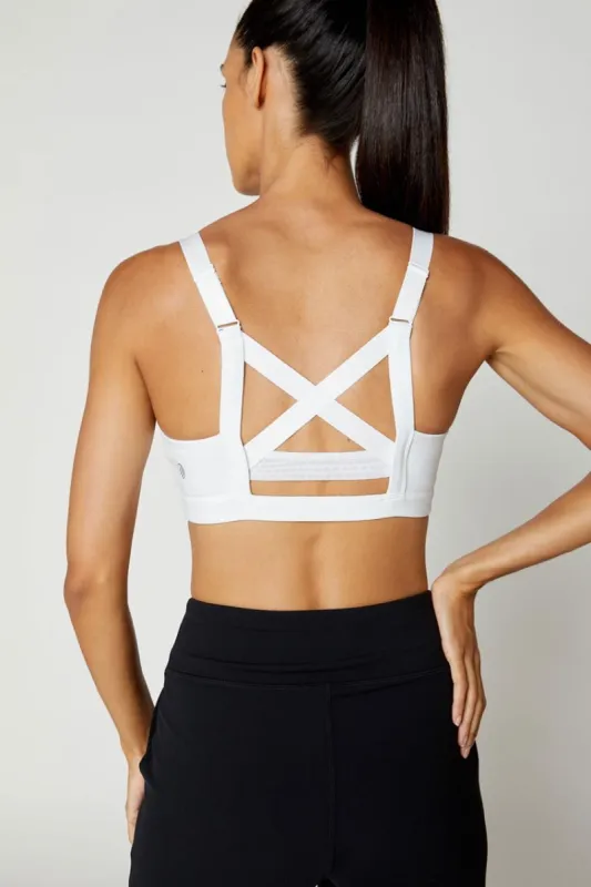 Advance Explore Recycled Cross Back Medium Support Sports Bra sold by MPG