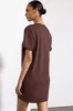 Calm T-Shirt Dress - Chocolate Brown sold by MPG