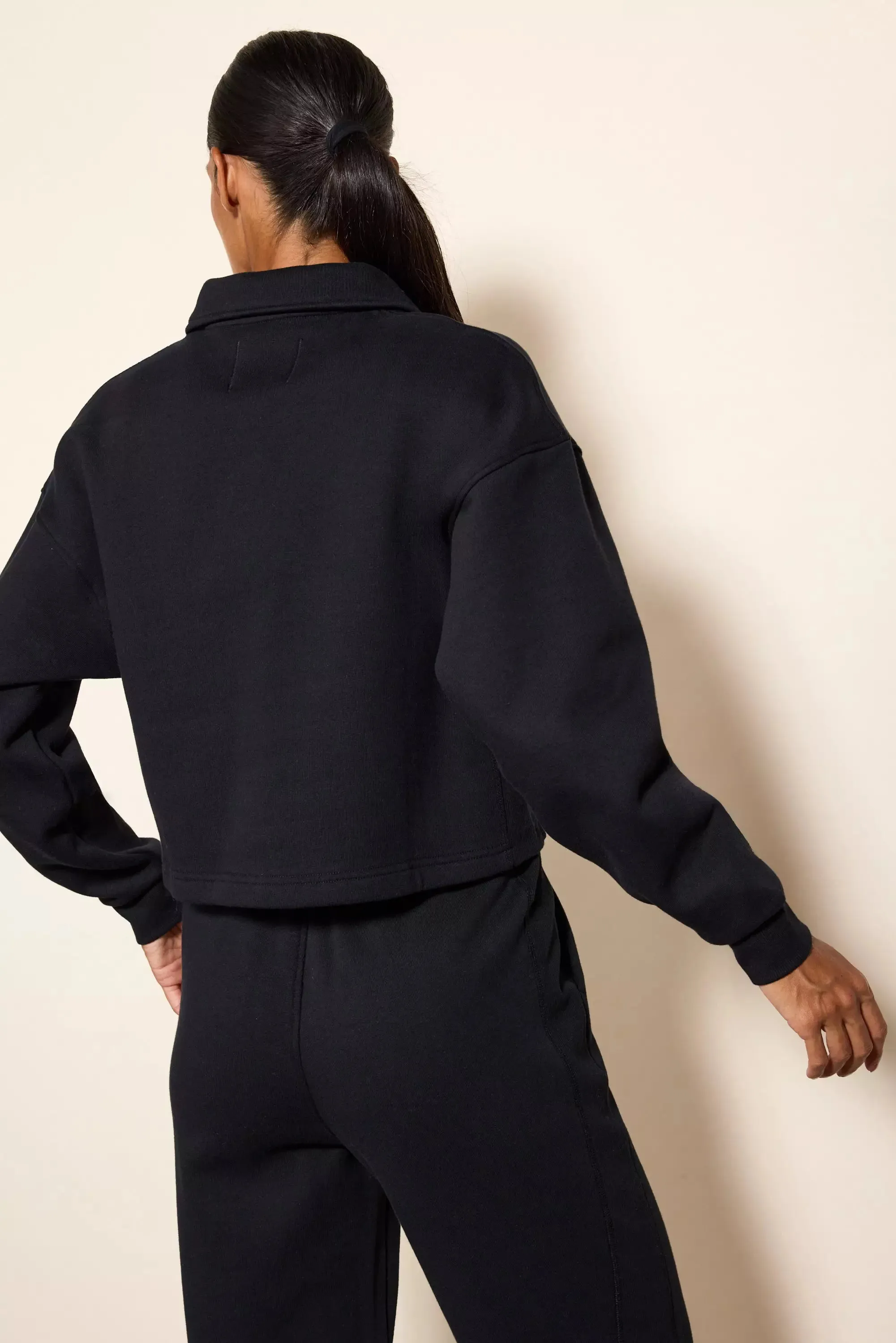 Comfort Fleece Polo - Black sold by MPG product image thumbnail 3