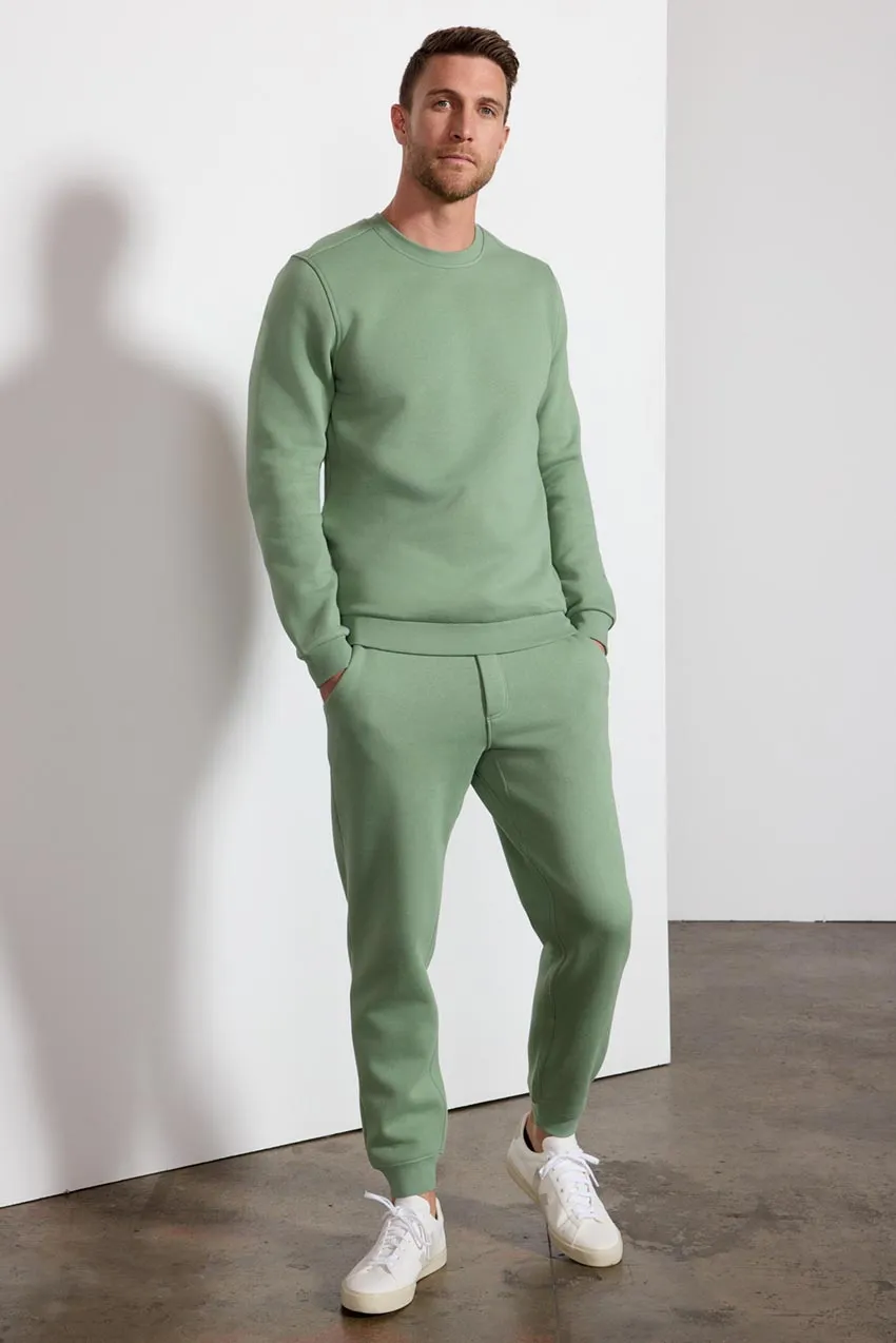 Comfort Men's Fleece Sweatshirt - Hedge Green sold by MPG product image thumbnail 2