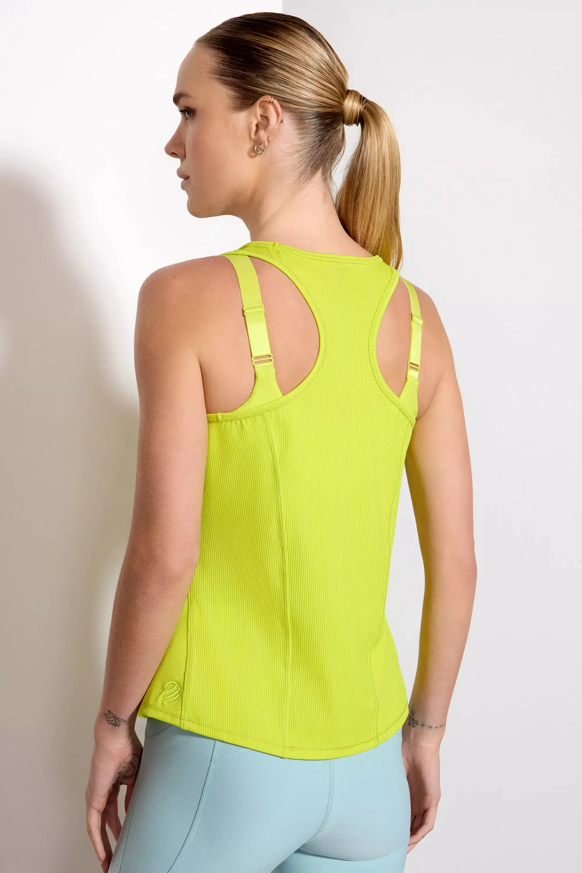 Vivid Panelled Racer Back Tank Top sold by MPG product image thumbnail 3