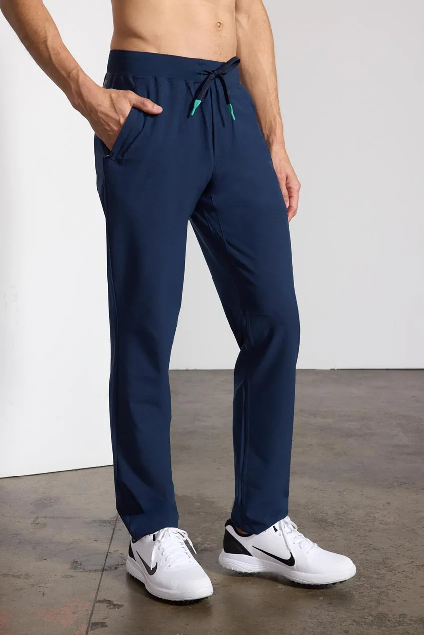 Rove Slim Pant - Deep Navy/Water Garden sold by MPG