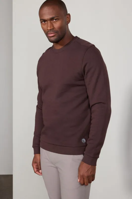 Comfort Men's Fleece Sweatshirt - Chocolate Brown sold by MPG
