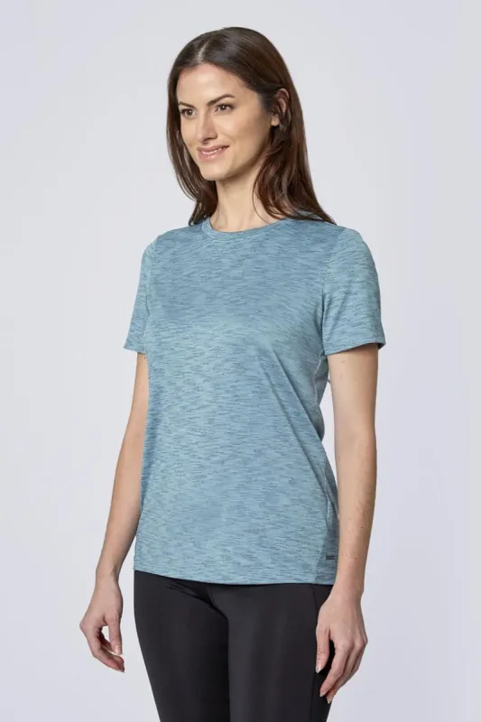 Women’s Space Dye Active Tee sold by MPG