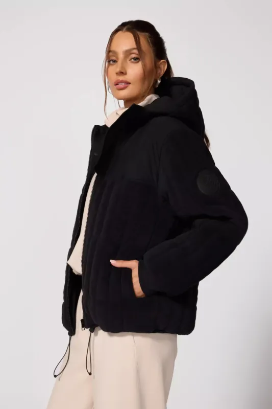 Placid Oversized Jacket - Black sold by MPG