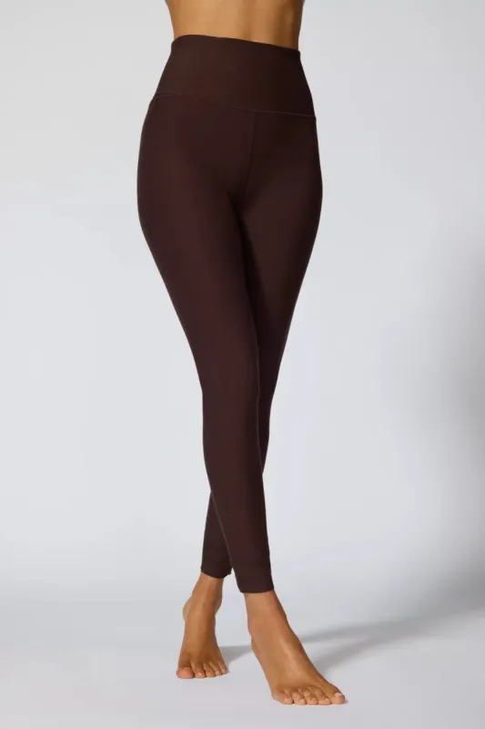 Explore High-Waisted Cut-To-Length Legging 27" Peached sold by MPG