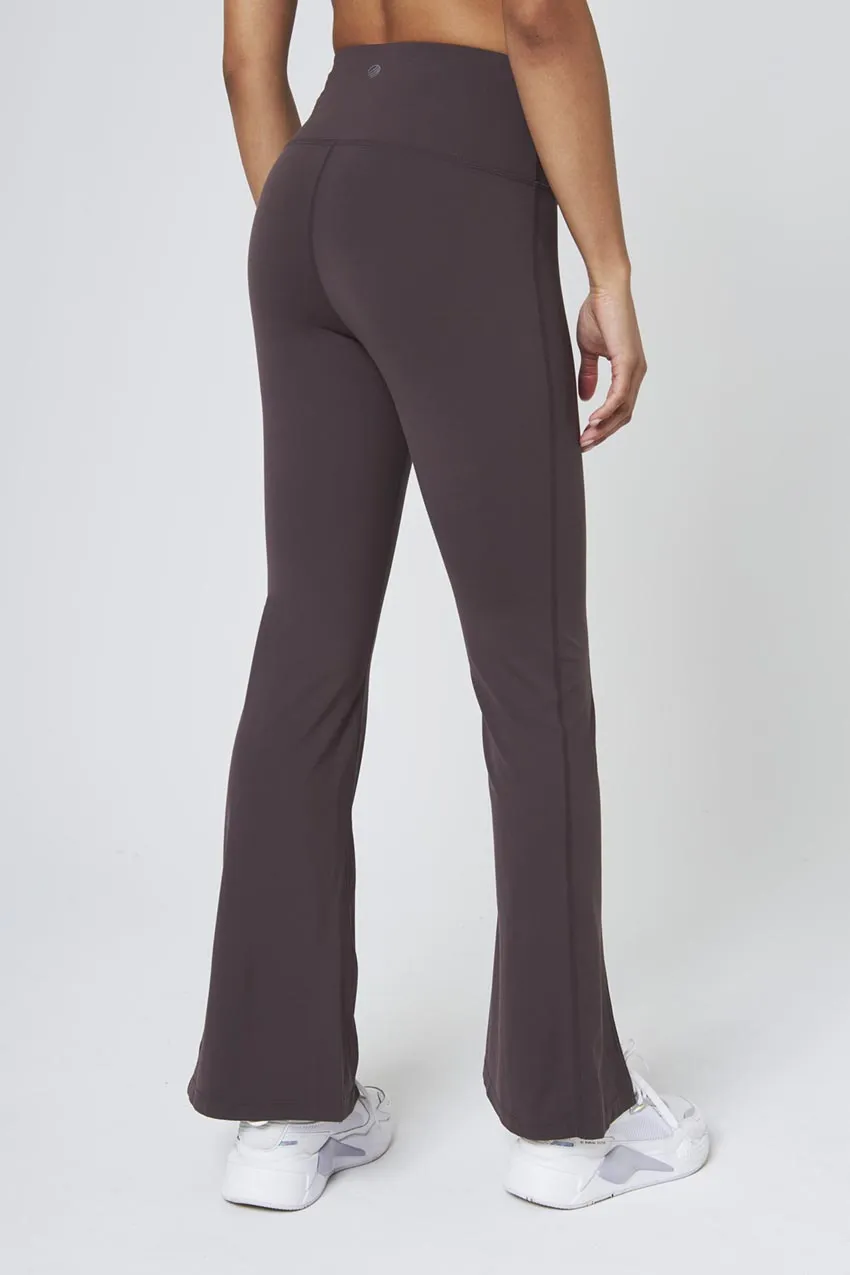 Vital Recycled Nylon High-Waisted Front Slit Pant 30" Peached sold by MPG product image thumbnail 3