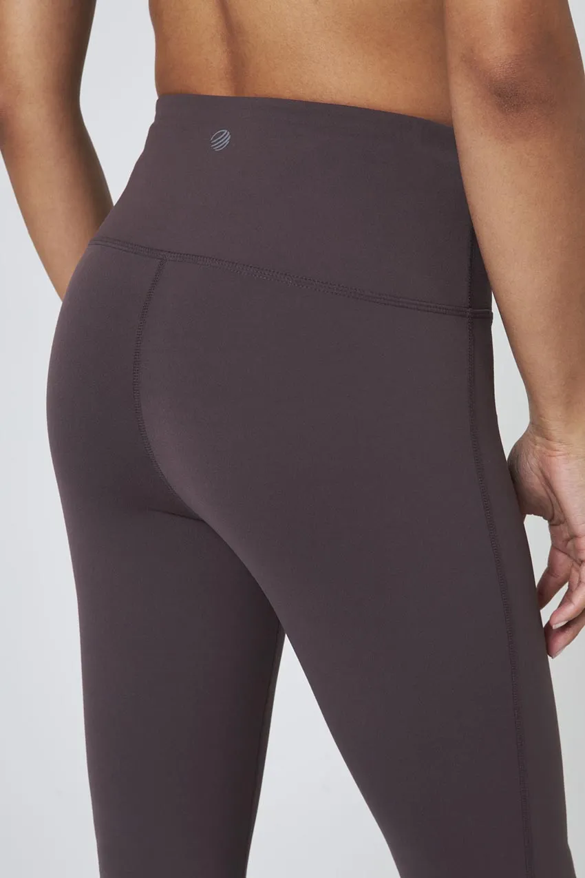 Vital Recycled Nylon High-Waisted Front Slit Pant 30" Peached sold by MPG product image thumbnail 4