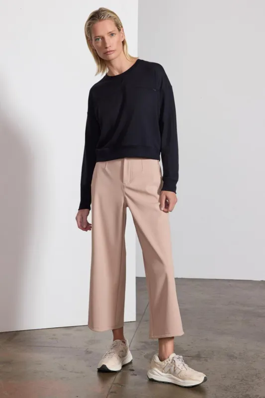 Amomento Shirring Banding Pants in Light Grey | Parallel