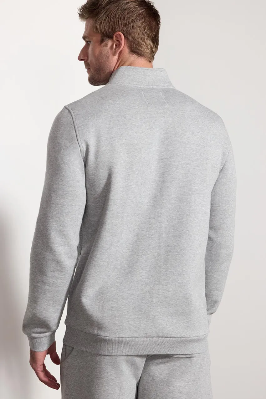 Comfort Men's Fleece 1/4 Zip - Htr Concrete sold by MPG product image thumbnail 2