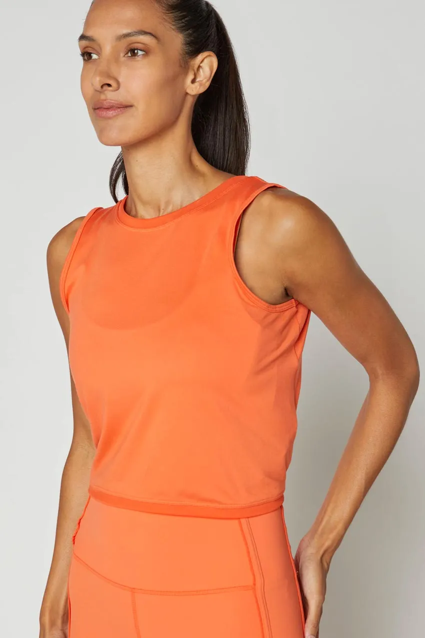 Anjali Twist Back Bind Mesh Tank Top sold by MPG product image thumbnail 2