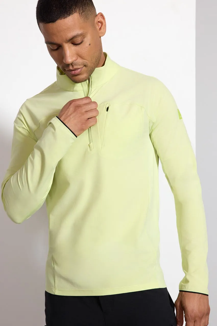Rove 1/2 Zip - Shadow Lime sold by MPG