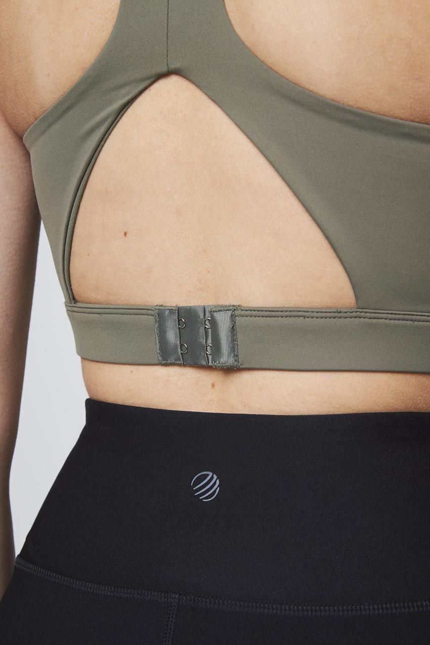 Vital Recycled Nylon Racerback Maternity Medium Support Sports Bra sold by MPG product image thumbnail 4