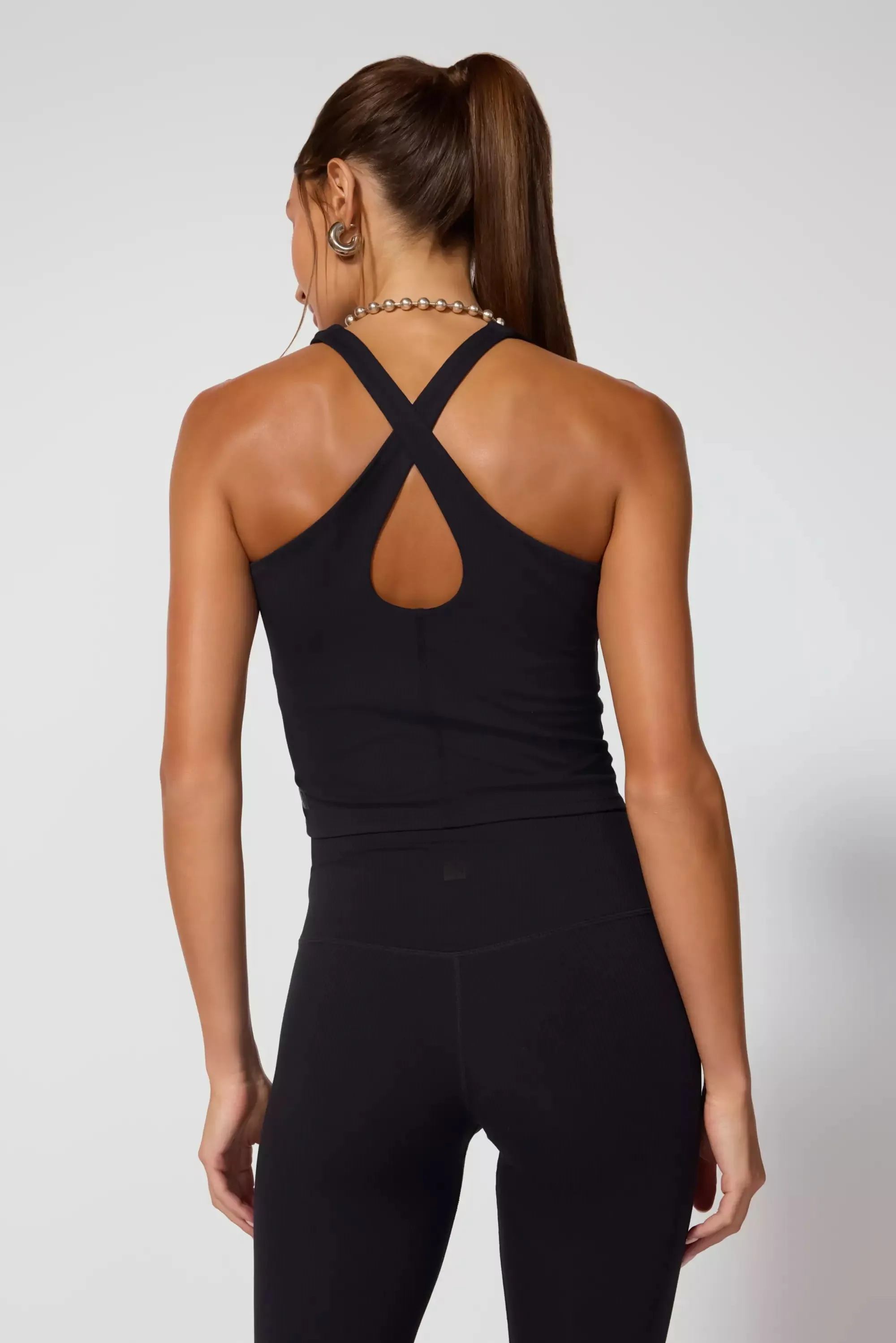 Ribbed Studio Tank - Black sold by MPG product image thumbnail 4