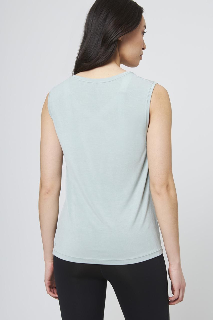 Breeze TENCEL™ Modal Crew Neck Maternity Tank Top sold by MPG product image thumbnail 3