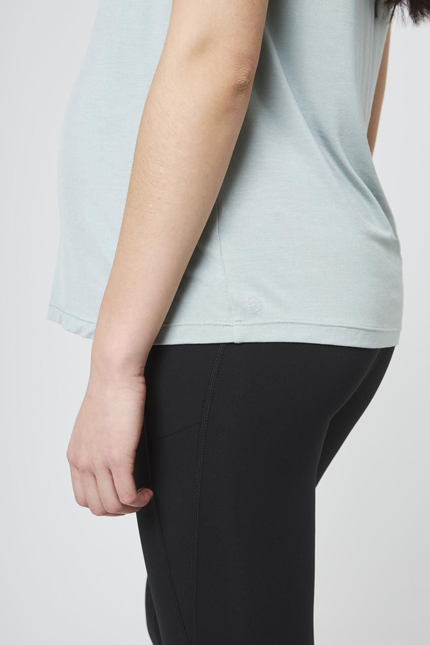 Breeze TENCEL™ Modal Crew Neck Maternity Tank Top sold by MPG product image thumbnail 5