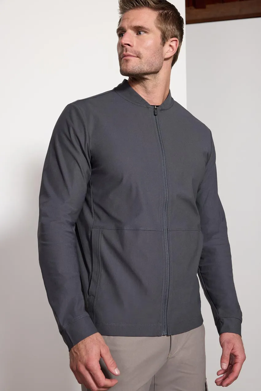 Limitless Recycled Polyester Warp Knit Light Bomber Jacket sold by MPG product image thumbnail 4