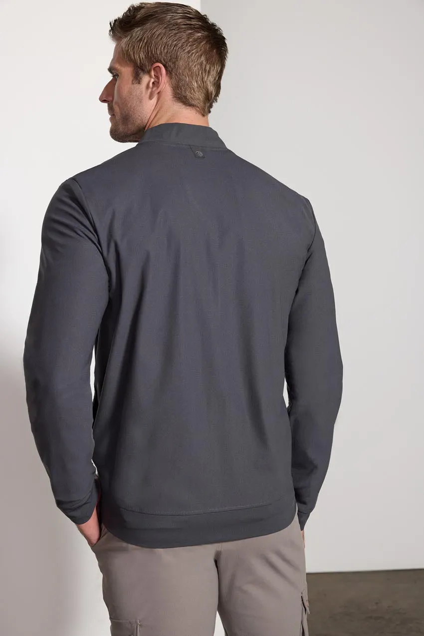 Limitless Recycled Polyester Warp Knit Light Bomber Jacket sold by MPG product image thumbnail 3