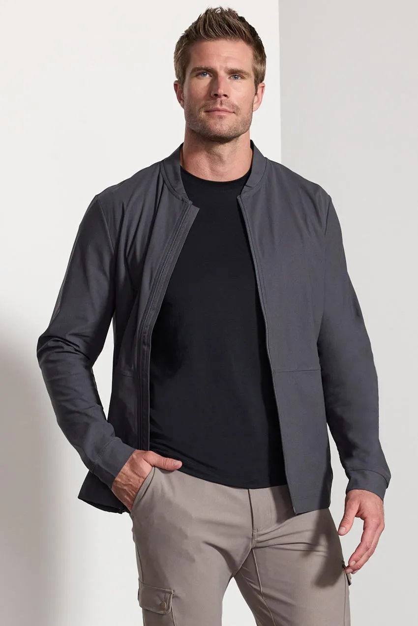 Limitless Recycled Polyester Warp Knit Light Bomber Jacket sold by MPG