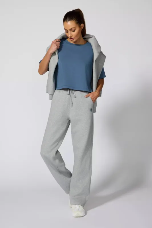 Pima Cotton Boyfriend Tee - Petrol Blue sold by MPG