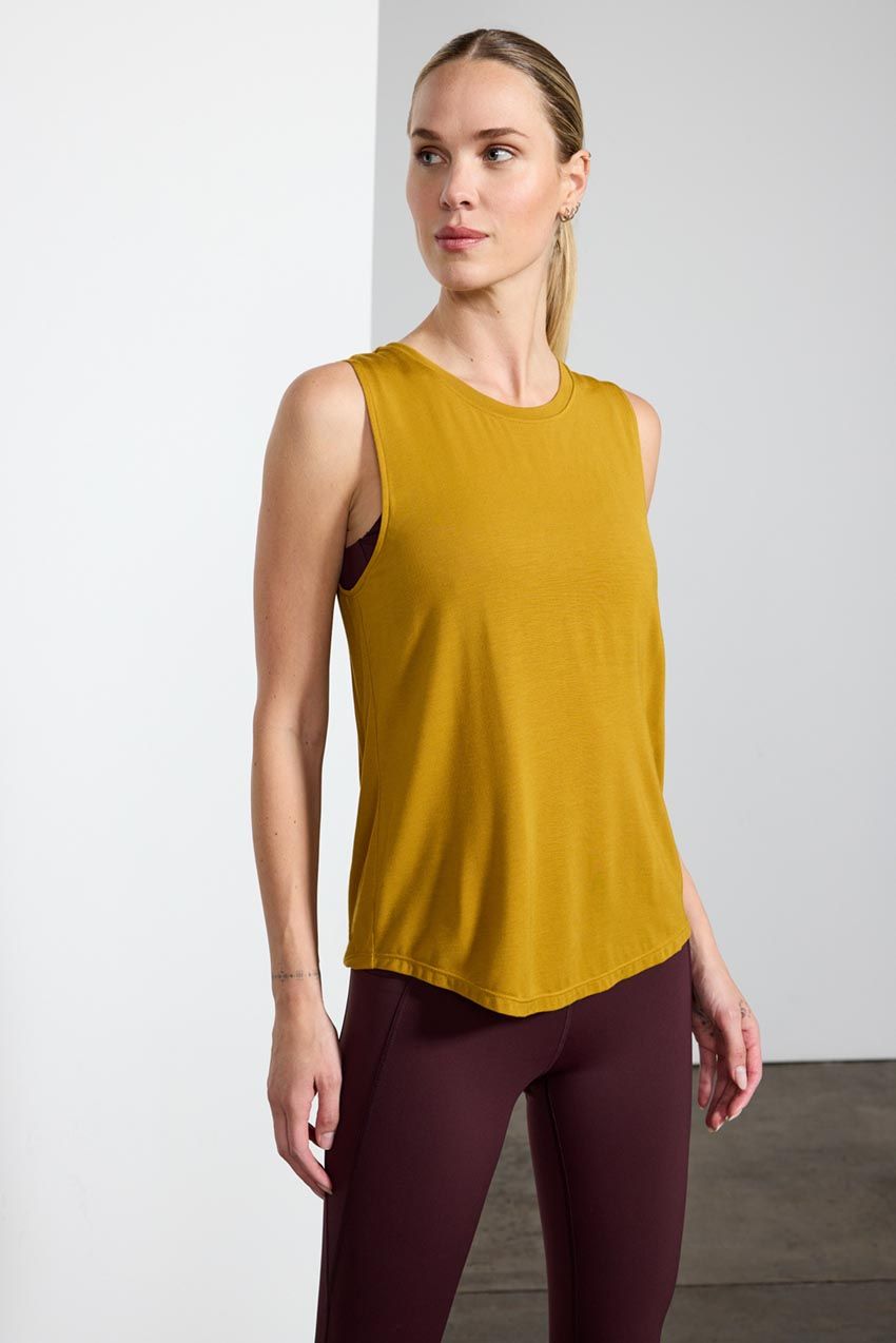 Breeze Tencel™ Modal Relaxed Tank Top sold by MPG product image thumbnail 4