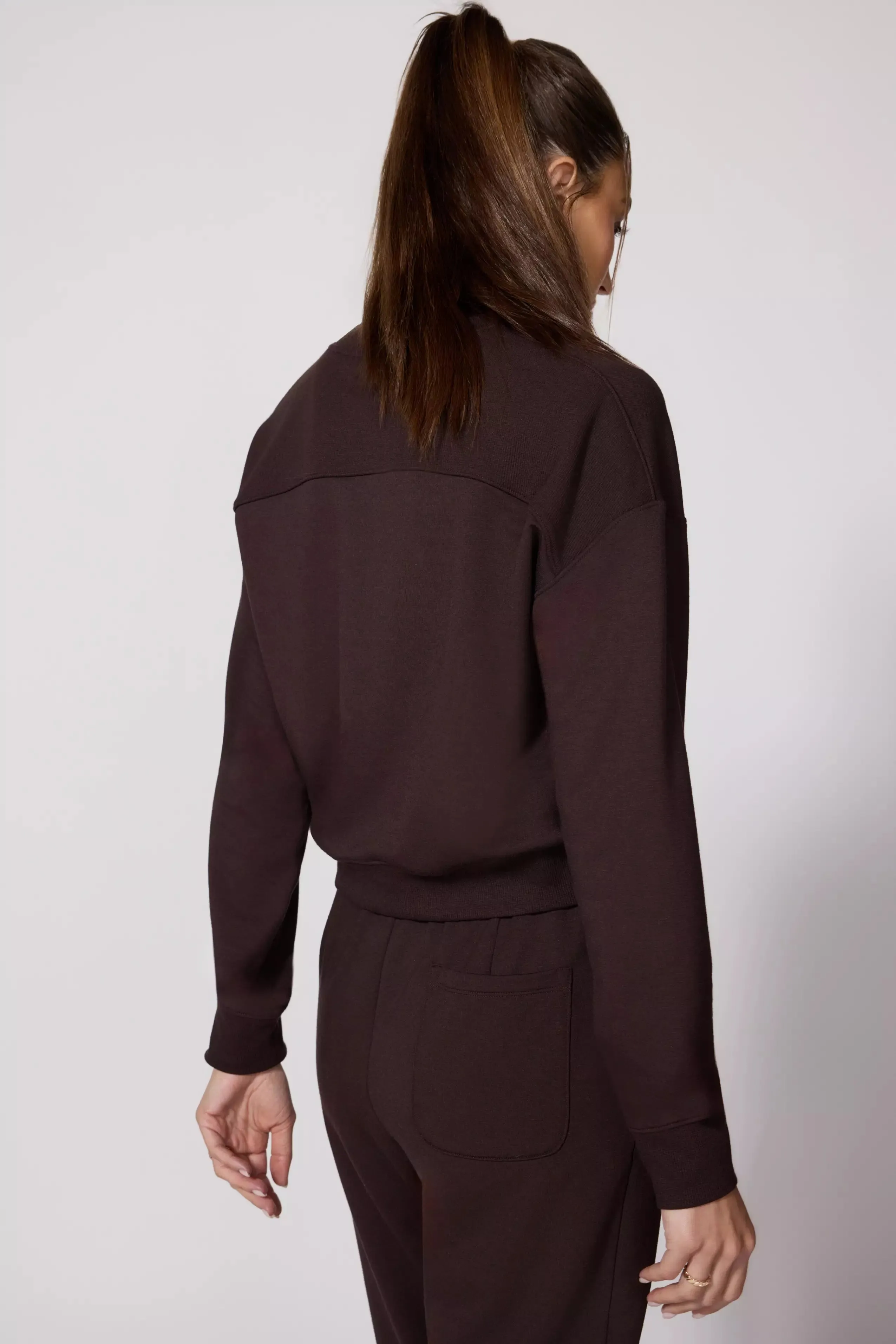 Modal Fleece Pullover - Chocolate Brown sold by MPG product image thumbnail 3