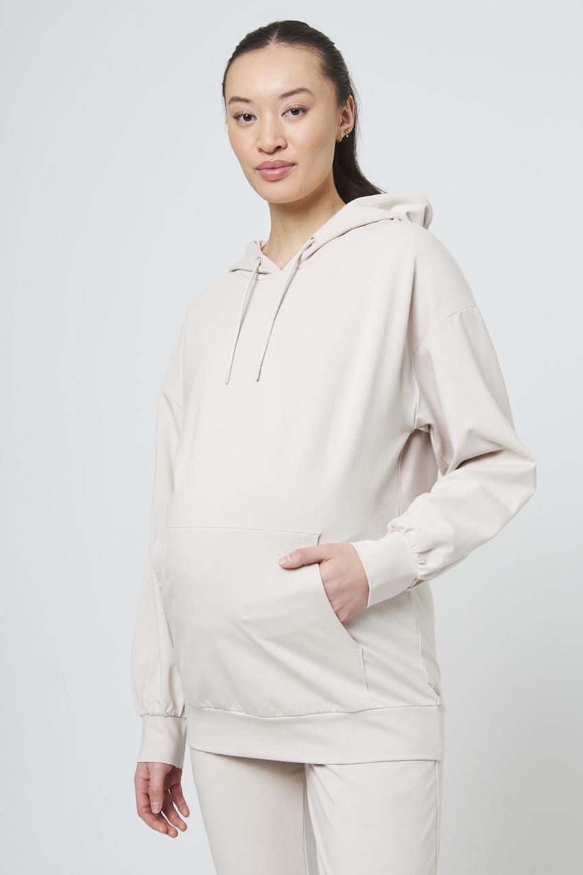 Balance TENCEL™ Modal Oversized Long Maternity Hoodie sold by MPG product image thumbnail 5