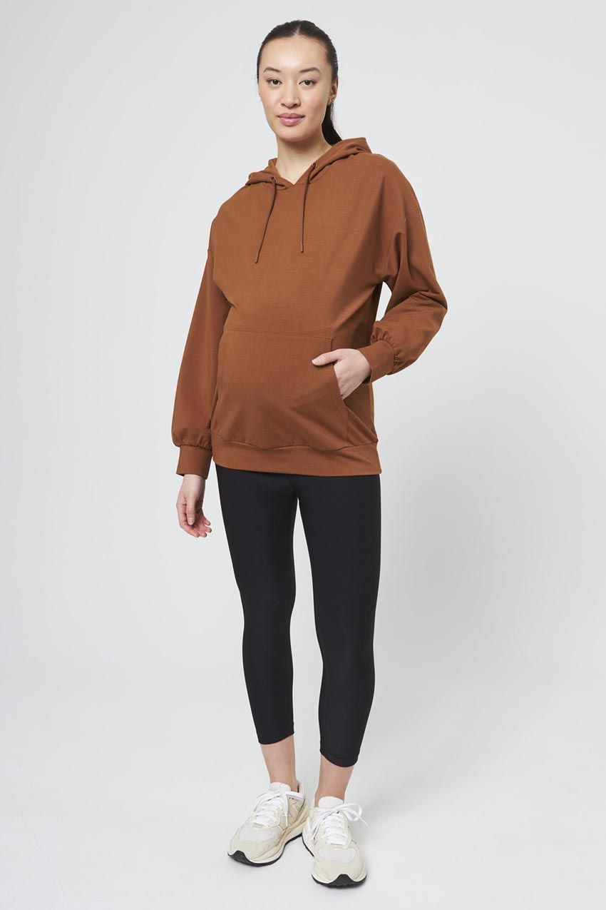 Balance TENCEL™ Modal Oversized Long Maternity Hoodie sold by MPG product image thumbnail 2