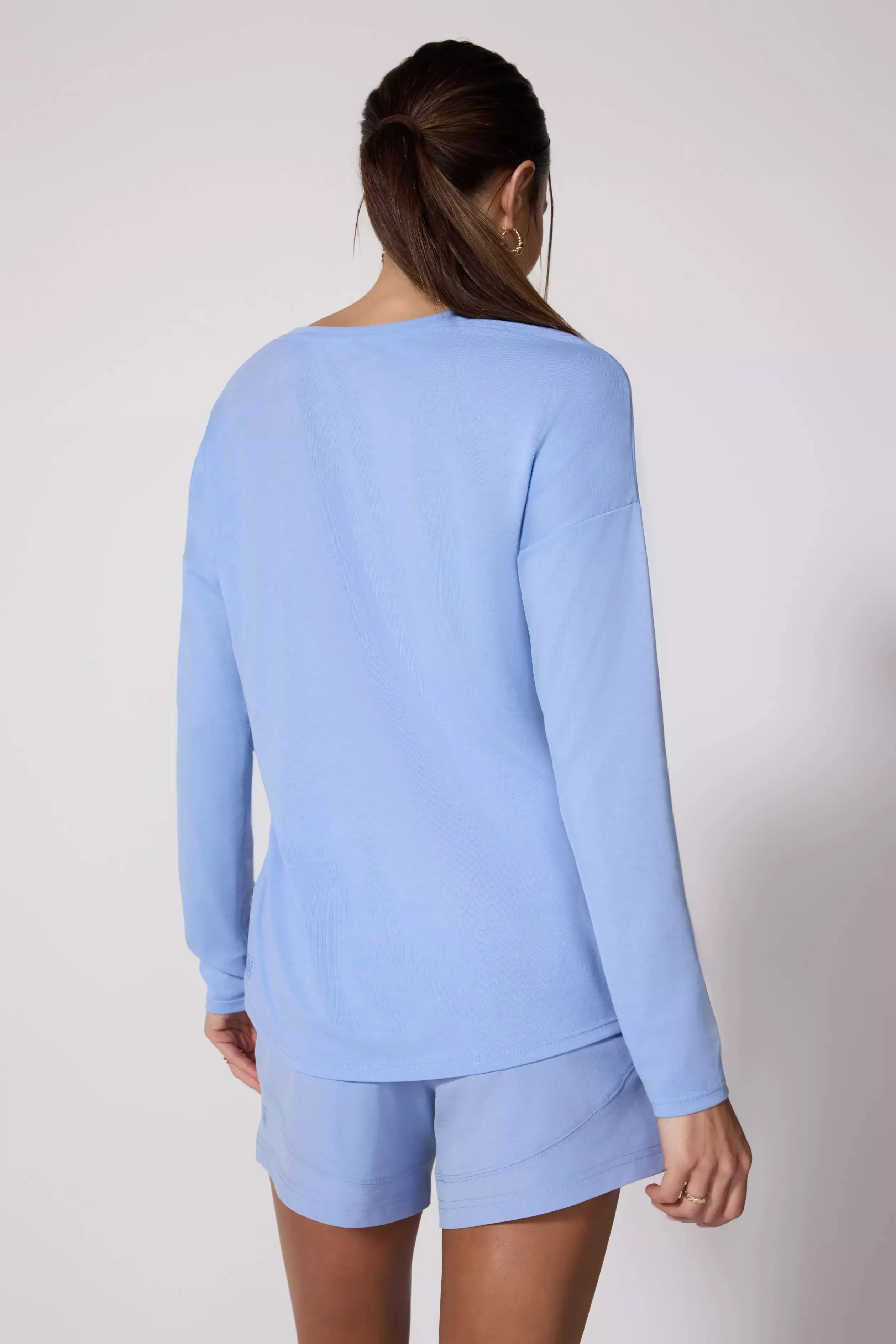 Performance Knit Long Sleeve Tee - Hydrangea sold by MPG product image thumbnail 3