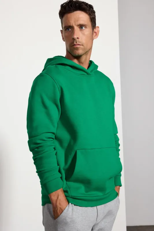 Comfort Men's Fleece Pullover Hoodie - Abundant Green sold by MPG