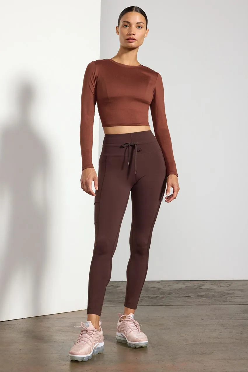 Pace Recycled Polyester Twist Back Long Sleeve Top sold by MPG product image thumbnail 2