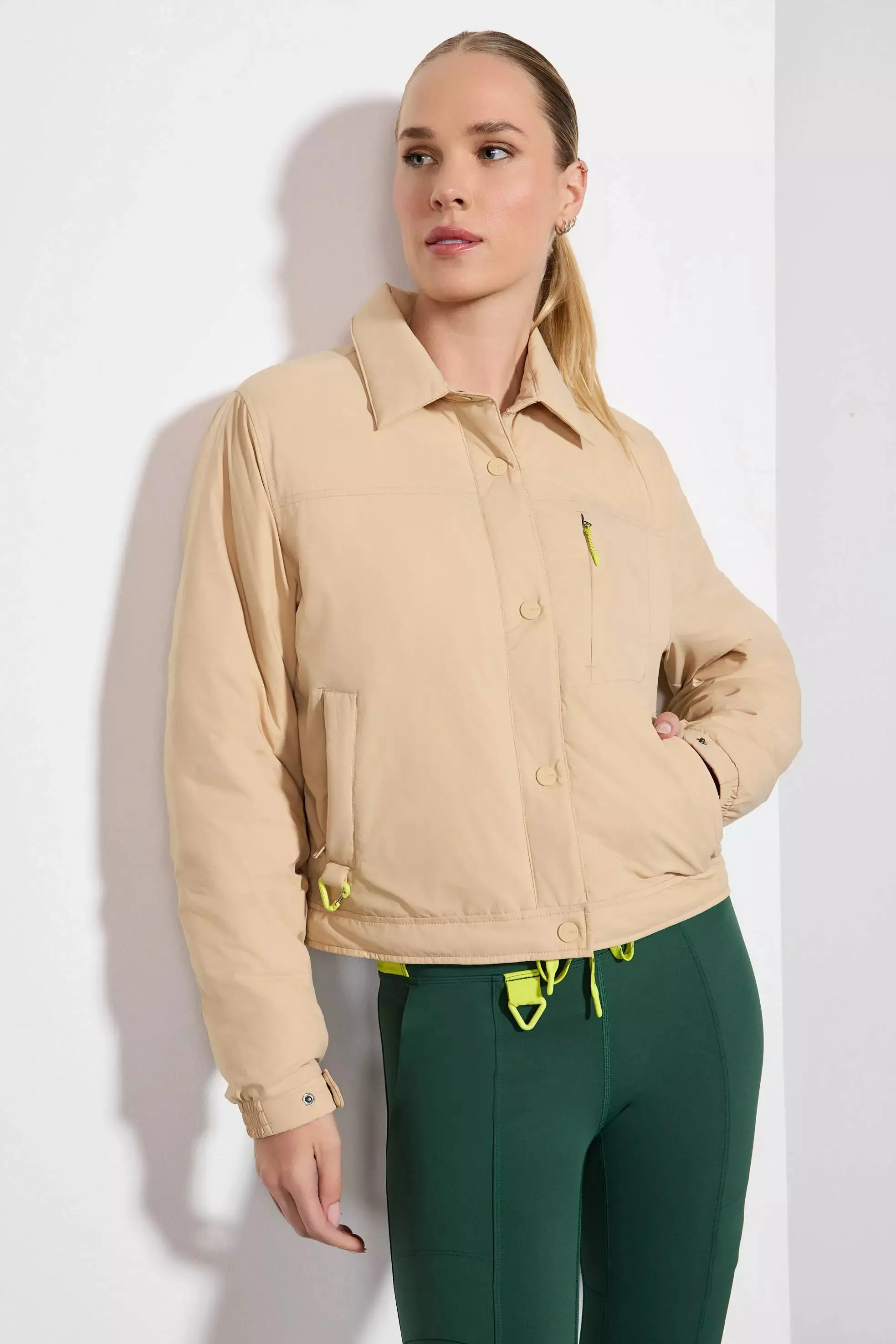 Captivate Shirt Jacket - Irish Cream sold by MPG