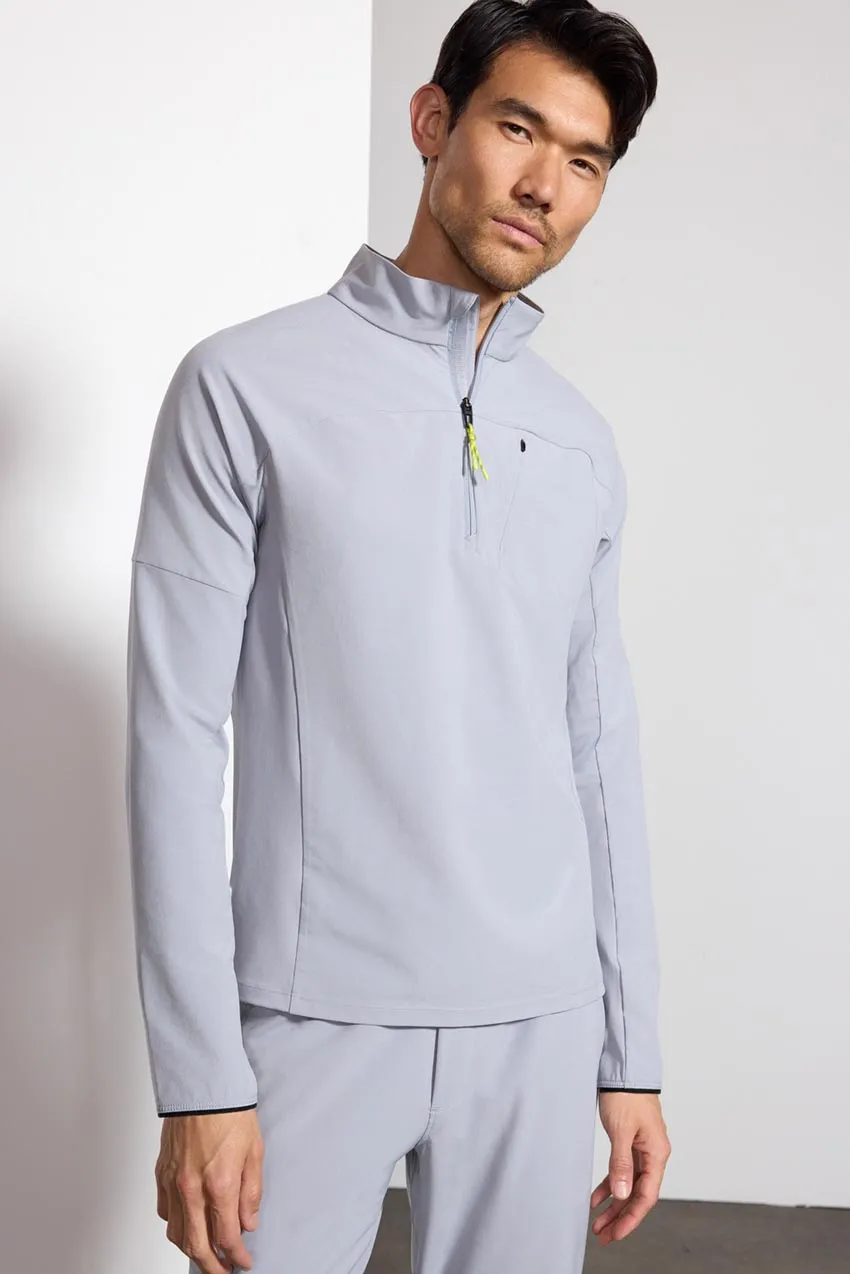 Rove Recycled Polyester Mixed Media Half-Zip sold by MPG