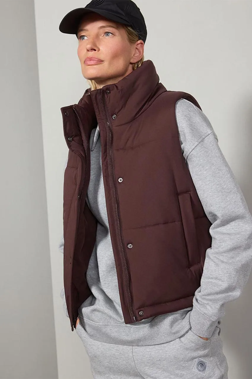 Fascinate Insulated Cropped Vest sold by MPG