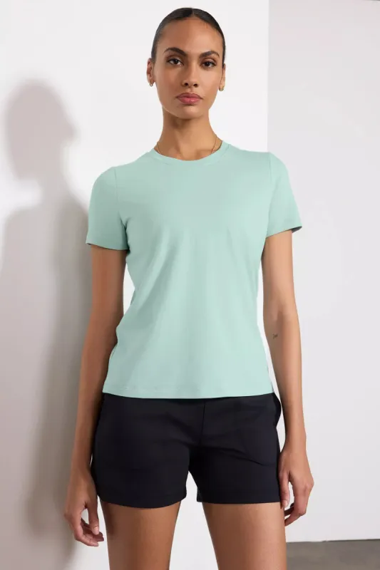 Pima Cotton Classic Fit Tee - Blue Haze sold by MPG