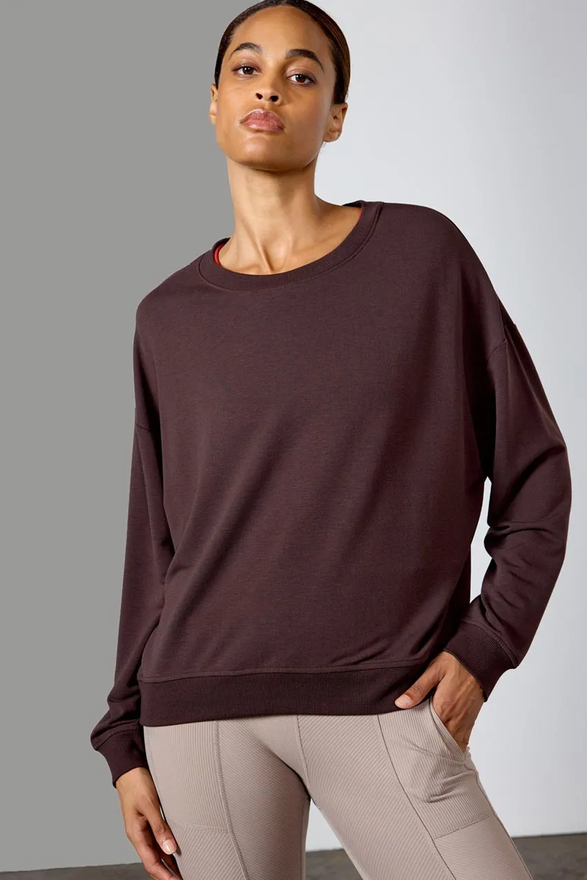 Serene Recycled Polyester TENCEL™ Modal Relaxed Crew Neck – Sale sold by MPG product image thumbnail 4