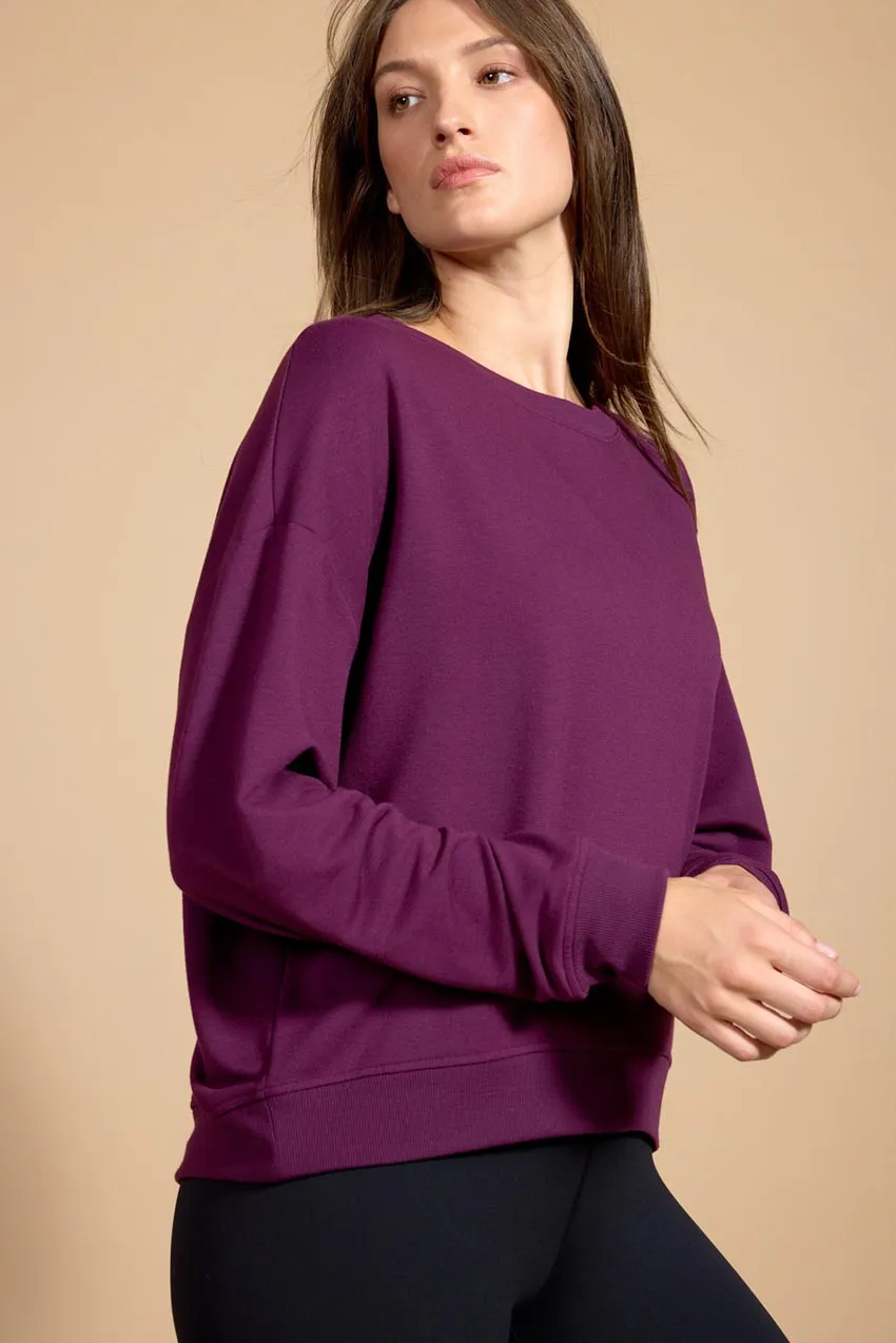 Serene Recycled Polyester TENCEL™ Modal Relaxed Crew Neck – Sale sold by MPG