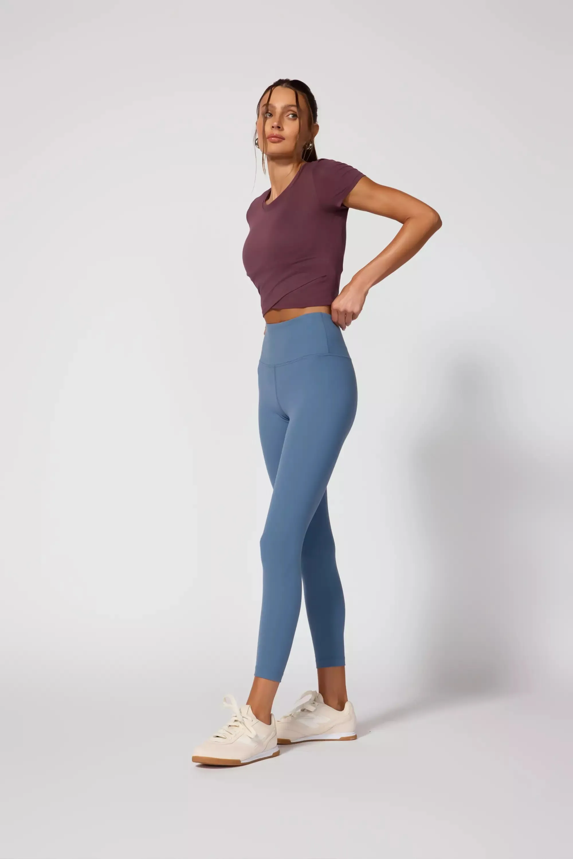 Pace Wrap Tee - Huckleberry sold by MPG product image thumbnail 2