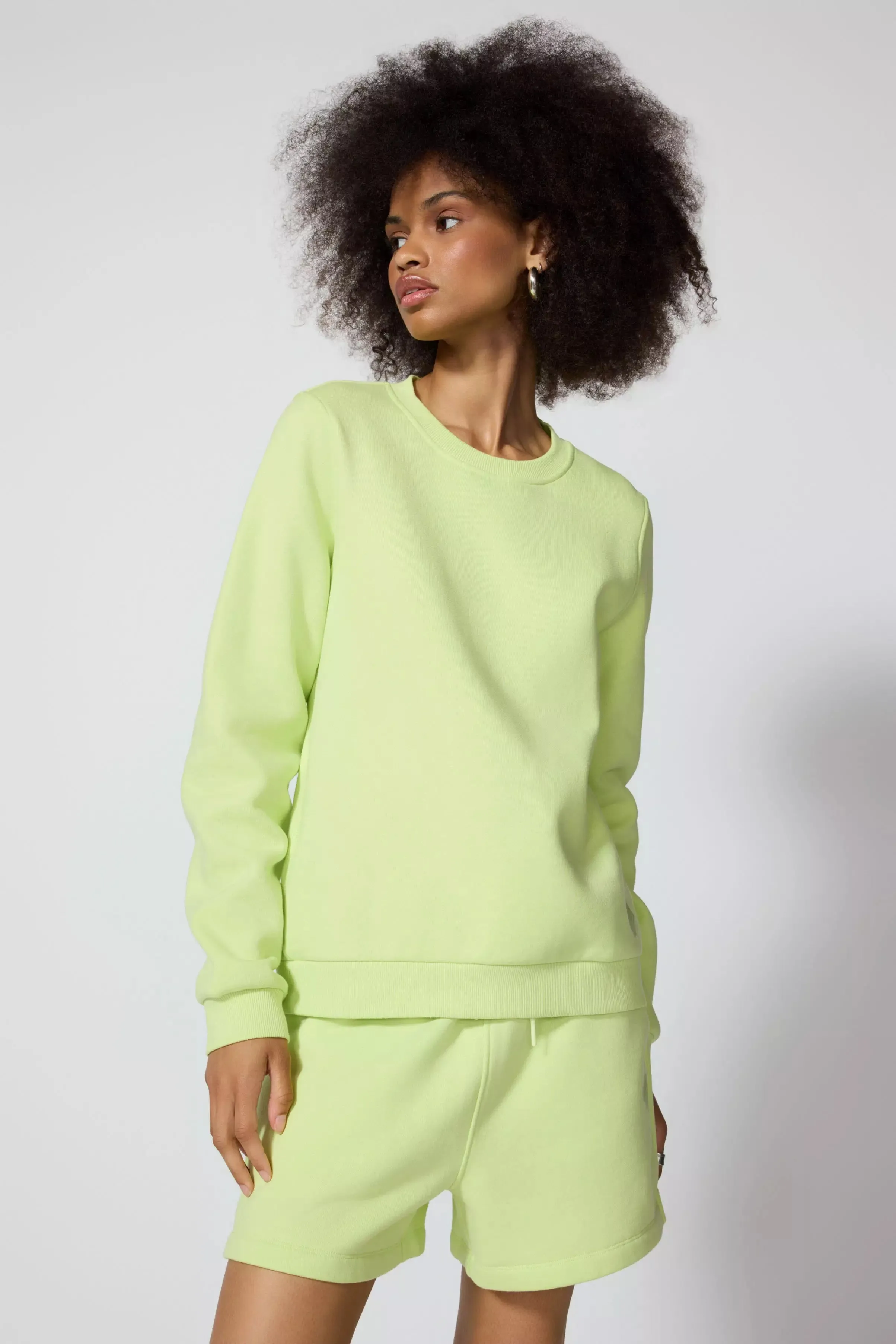 Comfort Fleece Sweatshirt - Shadow Lime sold by MPG