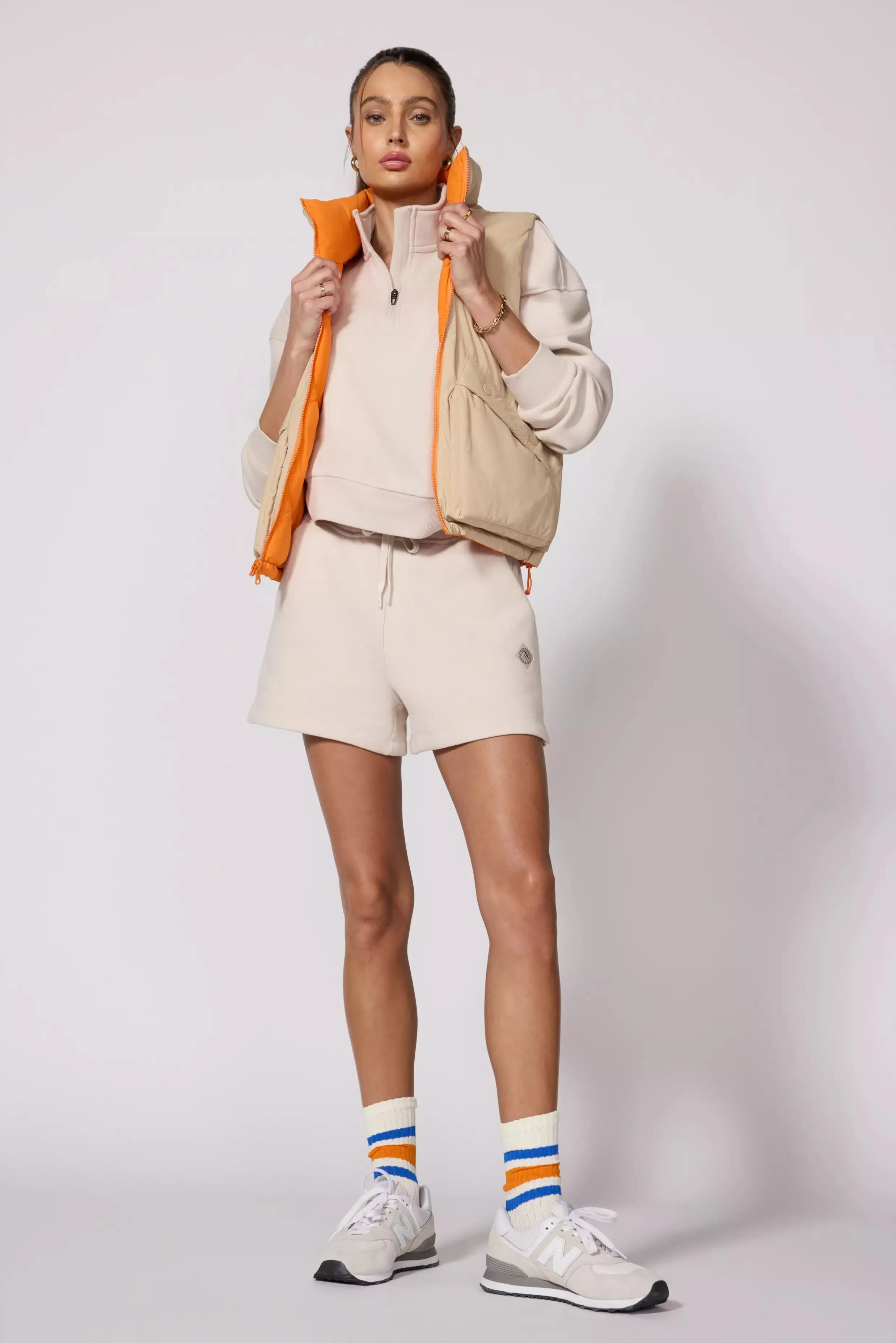 Captivate Reversible Vest - Irish Cream/Orange sold by MPG product image thumbnail 2