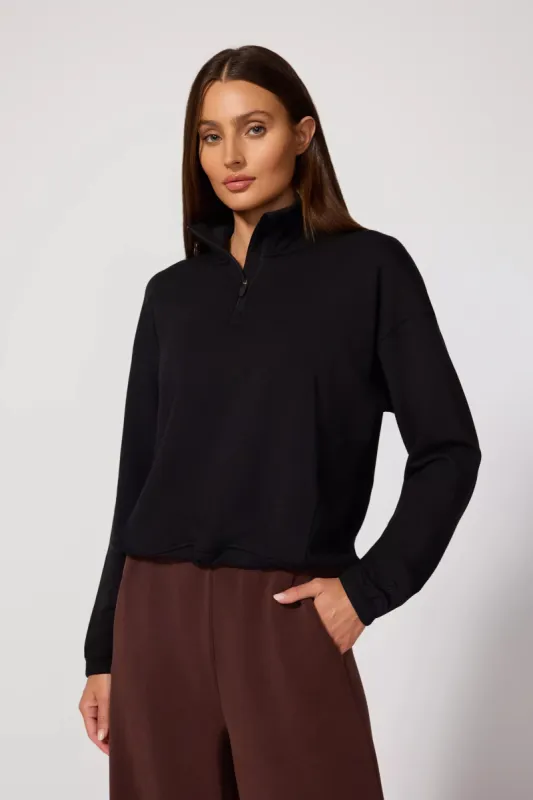 Serenity 1/4 Zip - Black sold by MPG