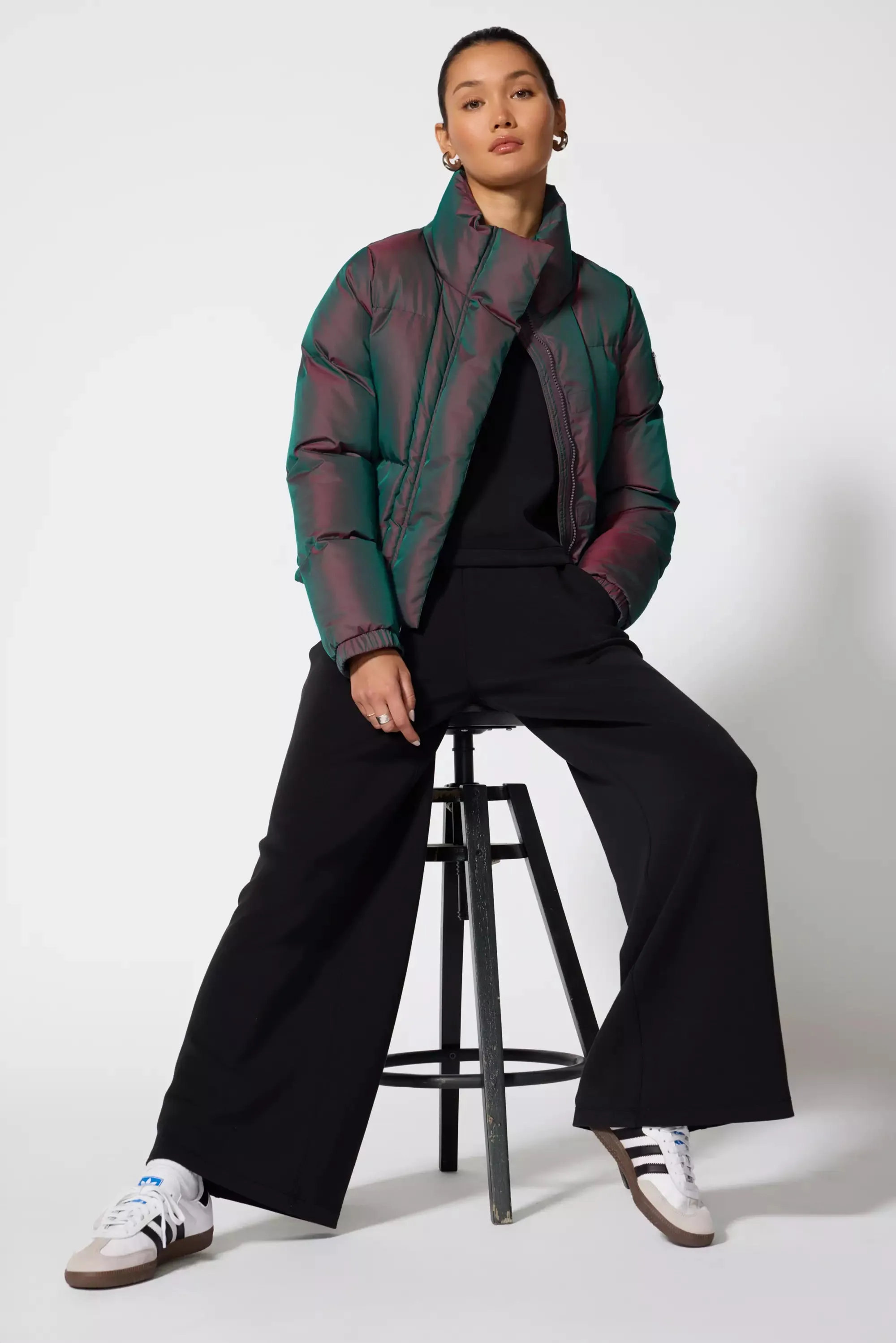 Aurora Cropped Puffer - Northern Lights sold by MPG