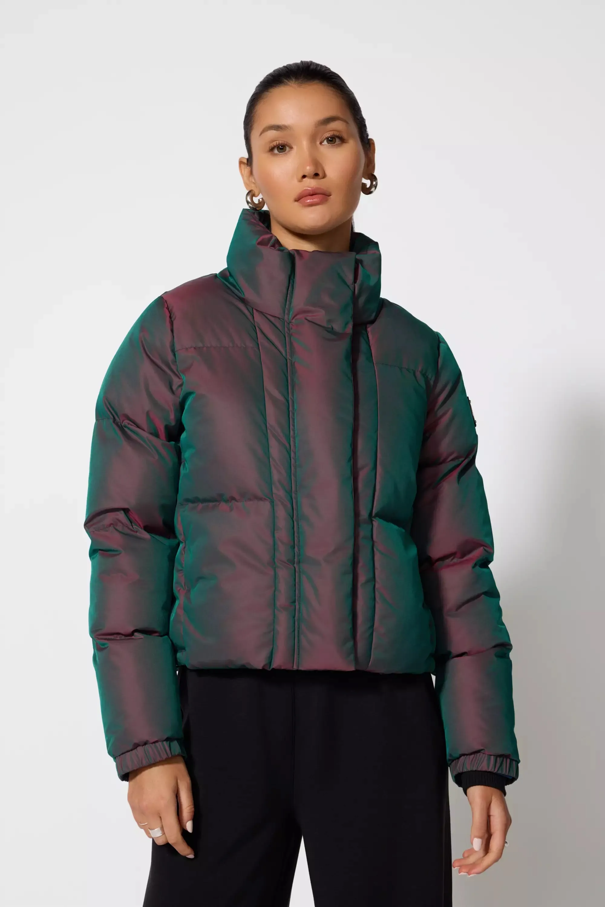 Aurora Cropped Puffer - Northern Lights sold by MPG product image thumbnail 4