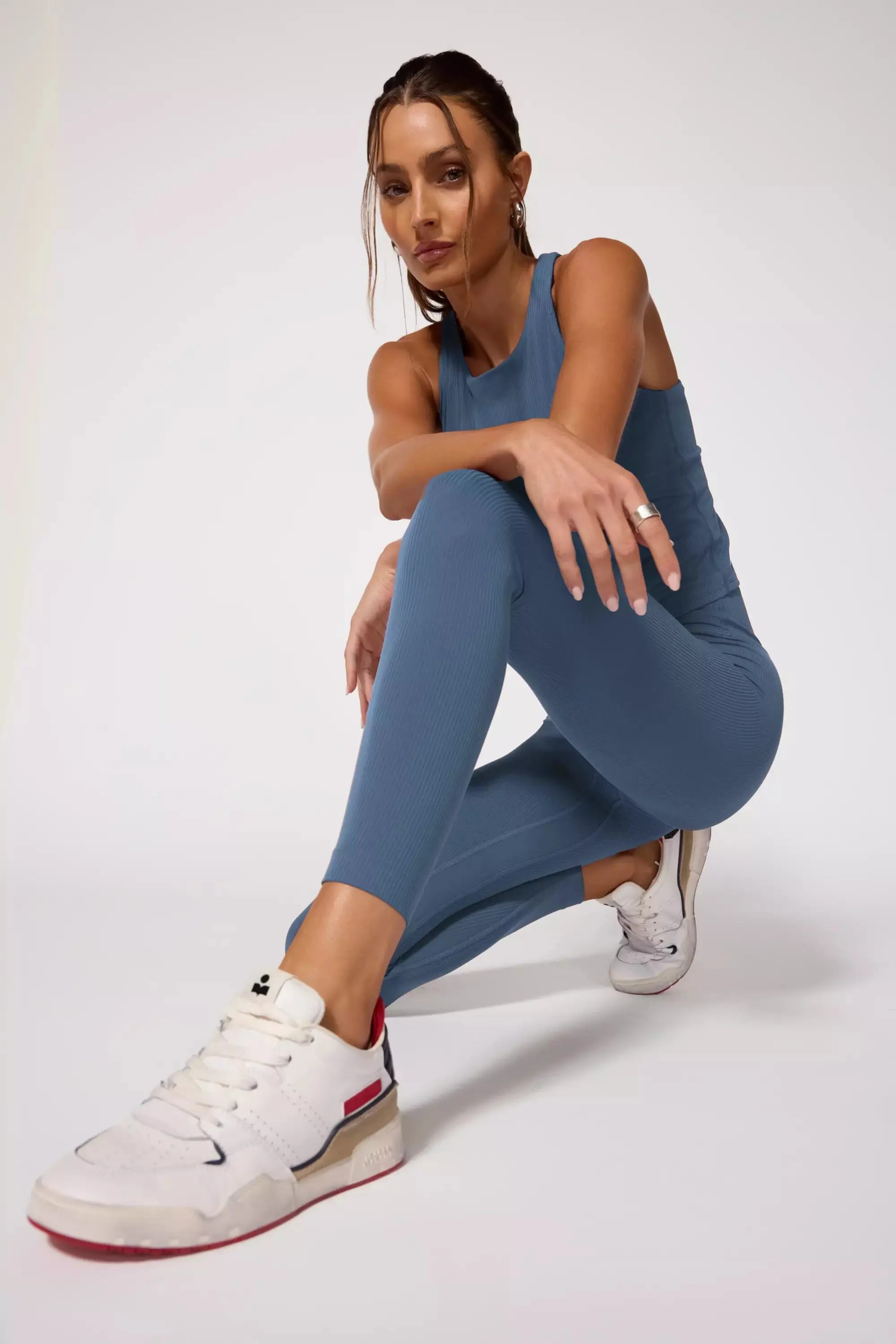 Ribbed Legging - Petrol Blue sold by MPG product image thumbnail 2